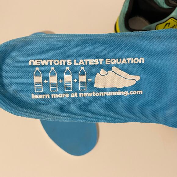 Newton Motion 10 Running AW21 Sneaker Shoes Women's Size 9 Teal Black - Picture 10 of 16